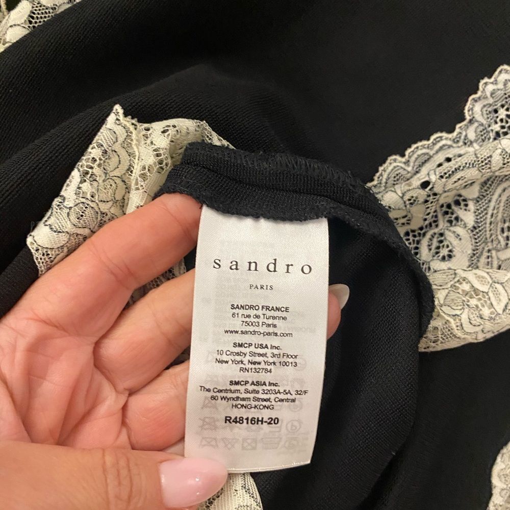Sandro Paris lace detailed dress, XS - Picture 10 of 10